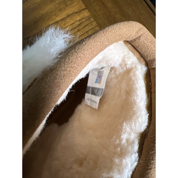 UGG Brown and Cream Fur Ankle Booties - Picture 8 of 10